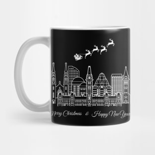 Merry Christmas Happy New Year Ottawa Canada Mug